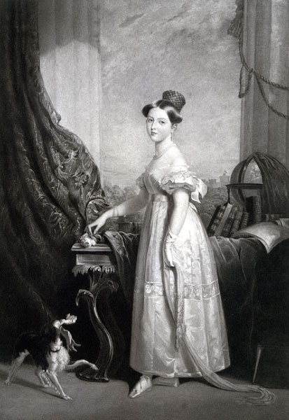 Princess Victoria (later Queen Victoria) aged 16.